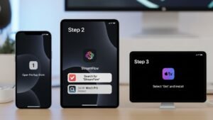 Εγκατάσταση σε iOS iPhone, iPad, Apple TV