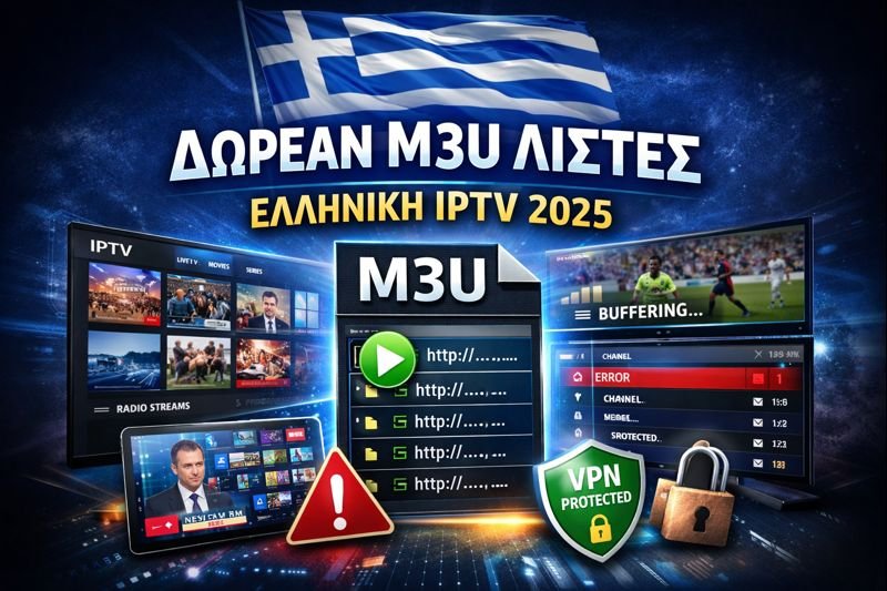 δωρεάν M3U λίστες