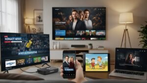 Συσκευές που υποστηρίζουν IPTV Greece όπως Smart TV, κινητό και TV Box