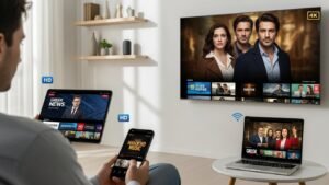 παρακολούθηση ελληνικών ψυχαγωγικών καναλιών IPTV σε πολλές συσκευές